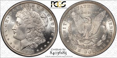 1888-O $1 VAM 6 Oval O MS64