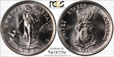 1941-M 20C MS64