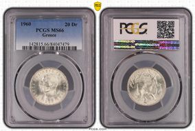 1960 20 Dr KM-85  Ag MS66
