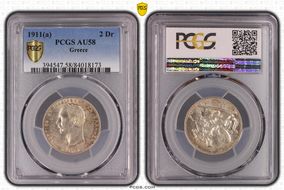 1911(a) 2 Dr KM-61  Ag AU58