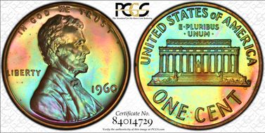 1960 1C Large Date PR66RB