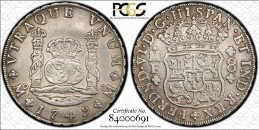 1749-Mo MF 8 R Yon-M8-49 Calico-473 AU53