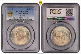 1916 1/2 Cr S-4011 MS64