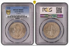 1928 1/2 Cr S-4037 MS65