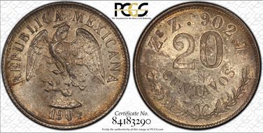 1904-Zs Z 20C MS63