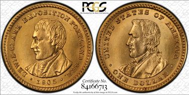 1905 G$1 Lewis and Clark N1