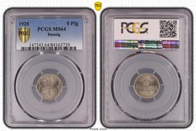 1928 5 Pfg MS64