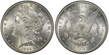 1884-S $1 MS63