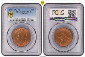 1951-PL (L) 1D MS64RB
