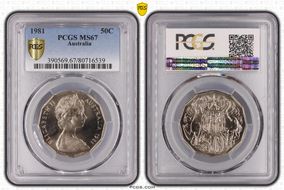1981 50C MS67