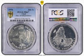 1970 300 Fr John F. Kennedy Independence 10th Ann. PR67