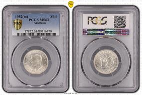 1952(m) Shil KM-46  Ag MS63