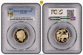 2013 $1 PR70DCAM