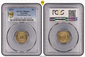 2012 $2 Remembrance Day MS66+