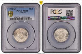 1952(m) Shil KM-46  Ag MS65