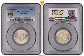 1950(m) Shil KM-46  Ag MS62