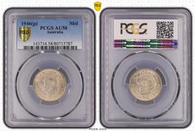 1946(p) Shil AU58