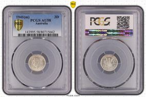 1941(m) 3D KM-37  Ag AU58