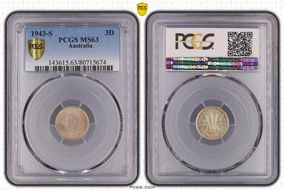 1943-S 3D MS63