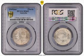 1945(m) Florin KM-40  Ag MS62