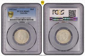 1952(m) Shil KM-46  Ag MS63