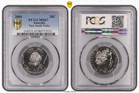 2001 20C New South Wales MS67