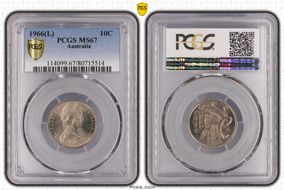 1966(L) 10C MS67