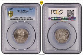 1975 10C MS66