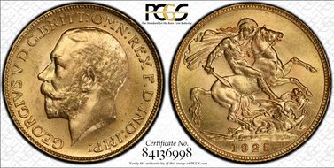 1925 Sov S-3996 MS65