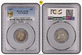 1937 6D AU58