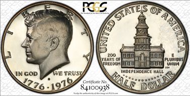 1976-S 50C Clad PR67DCAM