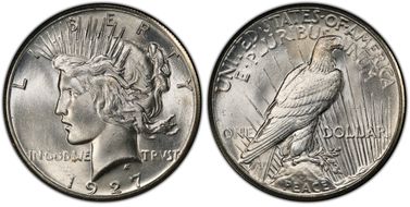 1927 $1 MS65