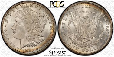 1885-CC $1 MS67+ 