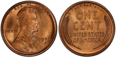 1909-S/S 1C S/Horizontal S MS66+ RD