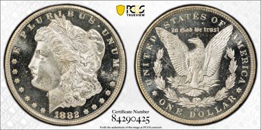 1882-CC $1 MS66DMPL