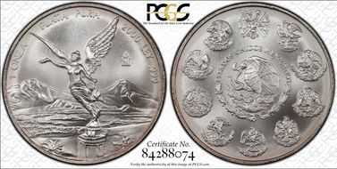 2000-Mo Onza Libertad Ag MS68