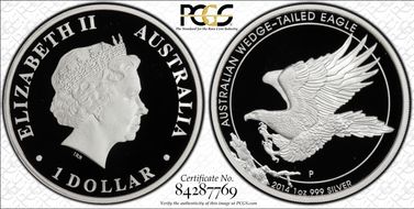 2014-P $1 Wedge-Tailed Eagle PR69DCAM