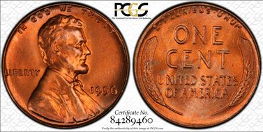 1956 1C MS67RD