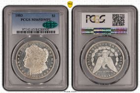 1883 $1 MS65DMPL