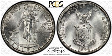 1944-D/D 20C Allen-12.04b MS63