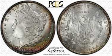 1882 $1 MS65