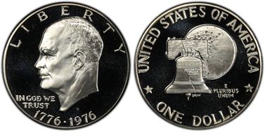 1976-S $1 Clad Type 2 PR70DCAM