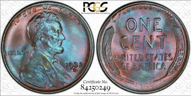 1932-D 1C MS66BN