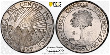 1827-NG M 8 R KM-4  Ag MS62