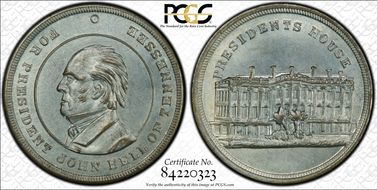 No Date Token F-509/510Ai Zinc John Bell MS65