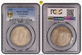 1923 1/2 Cr S-4021A MS63