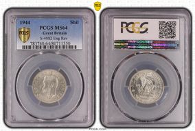 1944 Shil S-4082 English Rev MS64