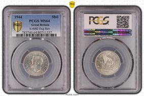 1944 Shil S-4082 English Rev MS64