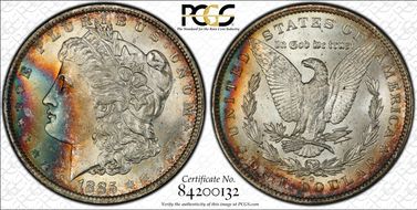 1885-O $1 MS64