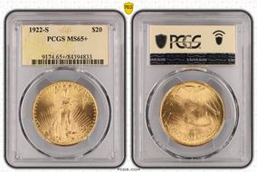 1922-S $20 MS65+